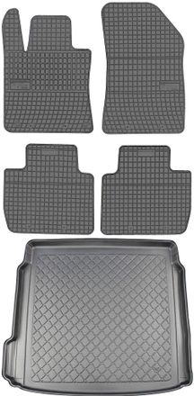 OEM Peugeot 508 Ii Estate Desde Junio De 2019. Juego De Alfombrillas De Goma Para Coche + Alfombrilla Para Maletero