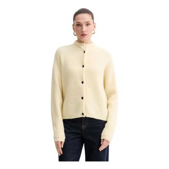 Gestuz Truien & Vesten, Dames, Geel, M, Wol, Cardigans