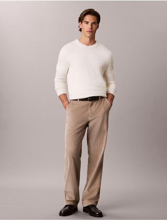 Calvin Klein Jeans Calvin Klein Mens Straight Corduroy Pants - Brown - 29W x 30L