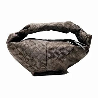 Bottega Veneta Pre-owned Handbags, female, Brown, Size: ONE SIZE Pre-owned Nylon Handbag