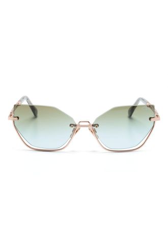 Cazal 9505 zonnebril met cat-eye montuur - Blauw