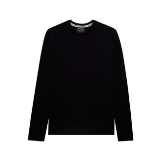 Freddy T-shirt manica lunga in cotone con logo ricamato