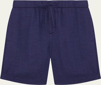 Frescobol Carioca Mens Felipe Linen Shorts