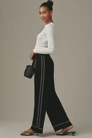 SANCIA Lawrence Knit Wide-Leg Pants