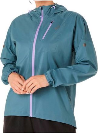 Asics Fujitrail Elite Waterproof Jacket Laufjacke f&uuml;r Damen | t&uuml;rkis