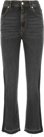Alexander McQueen Mujer, Vaqueros, Negro, Talla: W27
