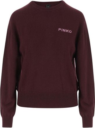 Pinko Wool And Cashmere Logo Sweater