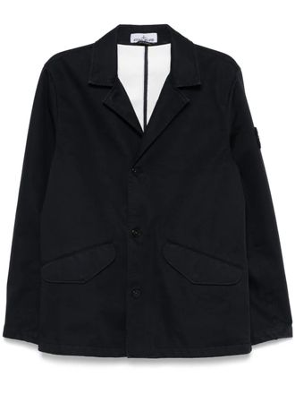 Stone Island Raso Gommato 3L jacket - Blue