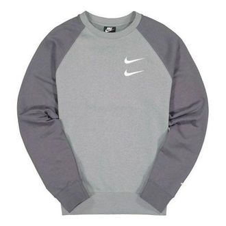 Nike Mens Nike Casual Round Neck Long Sleeves Gray CJ4872-073