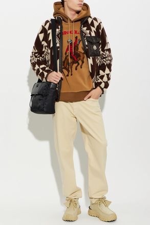 Moncler Fleece With Pockets, Mens, Brown