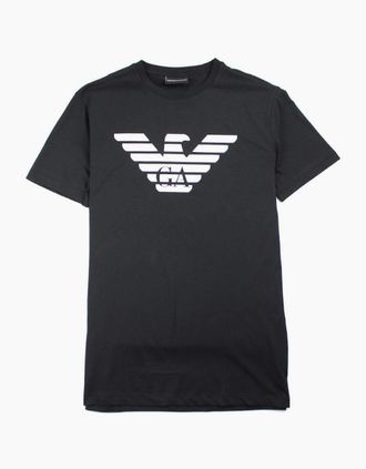 Emporio Armani Mens Emporio Armani Eagle T-shirt Black - Size: 38