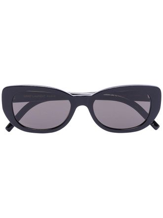 Saint Laurent Eyewear Betty zonnebril met kattenoog montuur - Zwart