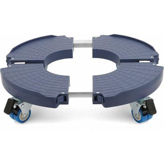 OEM Soporte Para Plantas Con Ruedas, Rotaci&oacute;n De 360&deg;, Capacidad De 200 Kg, Bandeja Ajustable De &Oslash; 40-54 Cm, Soporte Para Macetas De Interior/exterior, Ba
