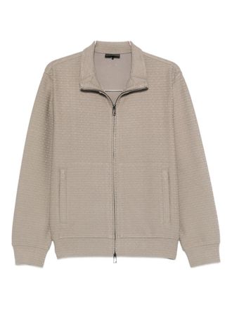 Emporio Armani Cotton Blend Zipped Sweatshirt