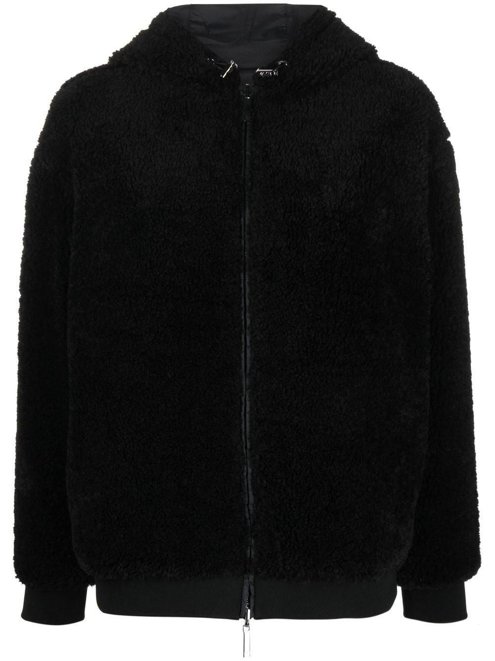 【EMPORIO ARMANI】BIG Sale★CONTRAST FUR COAT Emporio Armani Contrast Fur Coat | SportsDirect.com USA
