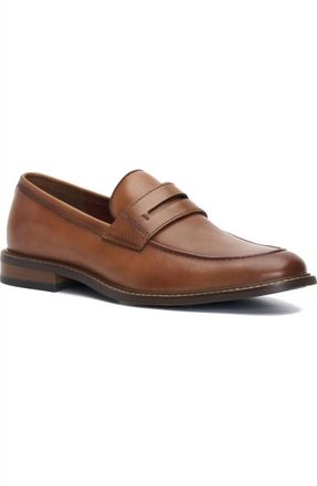 Vince Camuto Mens Lamcy Penny Loafer In Cognac