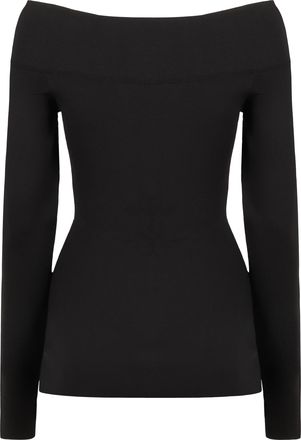 Stella McCartney Womens Viscose Top Black Tops
