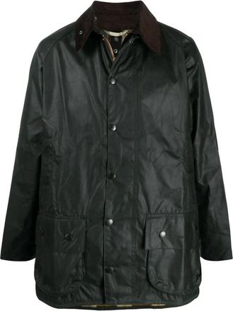 Barbour Beaufort Wax Jacket - Heren - Zomerjassen - Groen - 3XS - Katoen - Jassen