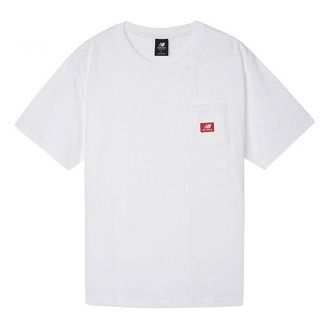 New Balance Essentials Pocket T-Shirt White AMT01567-WT