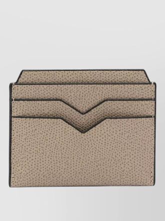Valextra four card holder compact design stitching