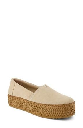Toms Valencia Platform Espadrille in Natural at Nordstrom Rack, Size 10