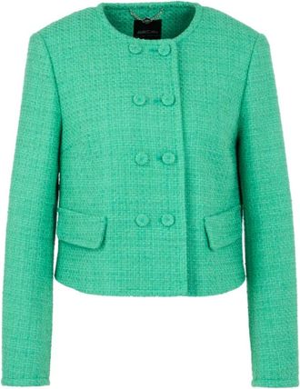 Marc Cain Elegant Jas - Dames - Jassen - Groen - Maat: M Katoen