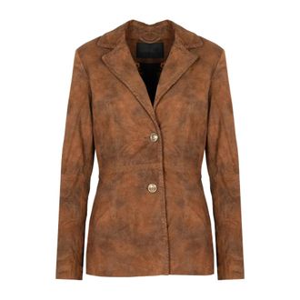 Guess Chaqueta Bomber de Piel - Jackets - Mujer - Marr&oacute;n - M