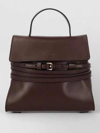 Moschino mini bag top handle buckle strap