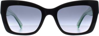 Kate Spade New York Cat Eye Womens Black Dark Gray Gradient Valeria/S - One Size