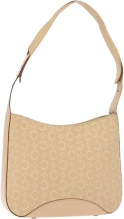 Celine Pre-owned Shoulder Bags, female, Beige, Size: ONE SIZE Pre-owned Vintage Shoulder Bag