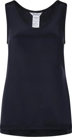 Max Mara Tops, Dames, Blauw, S, Sleeveless Tops