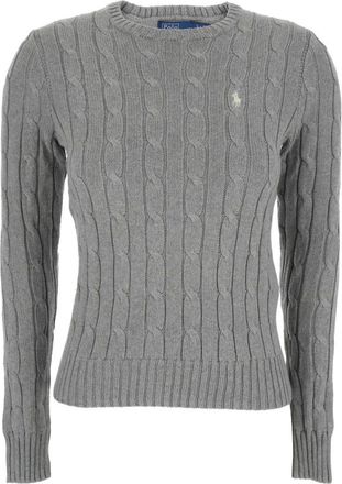 Polo Ralph Lauren Dames, Truien, Grijs, Maat: L Katoen