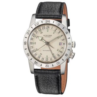 Glycine Mens Airman No. 1 GMT 36mm Automatic Watch