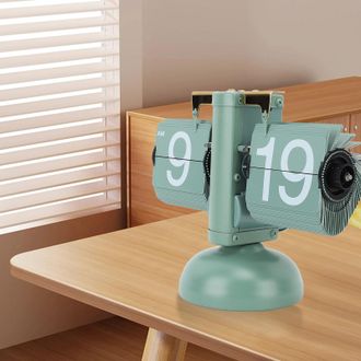 OEM Reloj Plegable Retro Para El Hogar Y La Oficina - Mecanismo Mec&aacute;nico Autom&aacute;tico - Material Abs Resistente - Decoraci&oacute;n Precisa Y Funcional - Esfera &Uacute;n