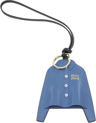 Miu Miu Charm Keys Holder In Leather