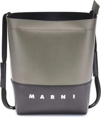 Marni Bicolor Polyester Shoulder Mens Bag