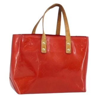 Louis Vuitton Pre-owned Handbags, female, Red, Size: ONE SIZE Pre-owned Vintage Patent Leather Hand Bag