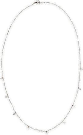 Baggins 18K white gold Floating diamonds necklace - Argento