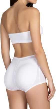 Rago Padded Panty Brief With Removable Pads in White at Nordstrom, Size X-Large
