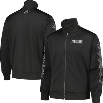 Pleasures Mens PLEASURES Black New York Yankees Pitcher Full-Zip Track Jacket at Nordstrom, Size Small