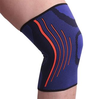 Generic Unisex Compression Knee Sleeve Support Running Basketball Knee Pads Knee Sleeve Compression (Purple, XL)