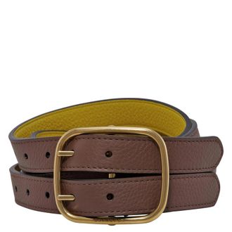 Burberry Lynton Reversible Double-strap Leather Belt, Brnd Size 80 Cm