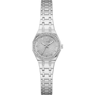 Guess Pixie Crystal Dial Bracelet Watch, 25mm in Silver Tone at Nordstrom