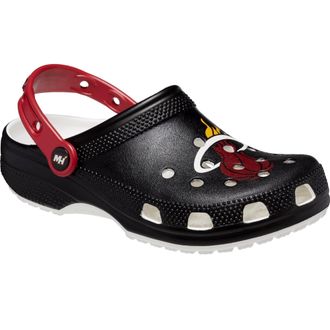 Crocs Mens Crocs NBA Classic Clogs Miami Heat 208650-MH