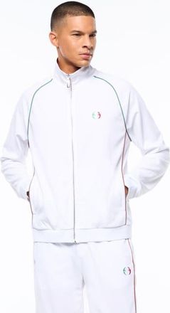 Sergio Tacchini Eredita Track Jacket in Brilliant White at Nordstrom, Size Xxx-Large