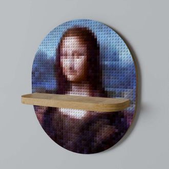 OEM Arte Constructivo Estante Ovalado