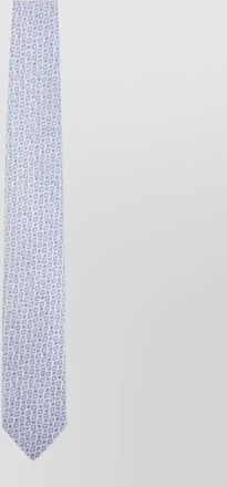 Lanvin mini losange silk slim tie geometric