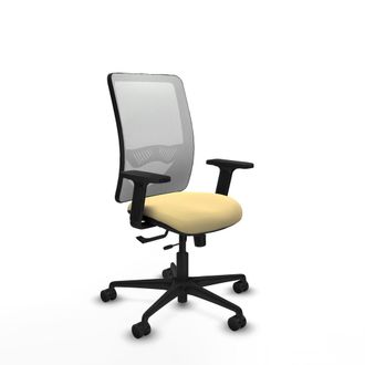 Piqueras y Crespo Silla De Oficina Piqueras Y Crespo Zulema Crema Similpiel Malla