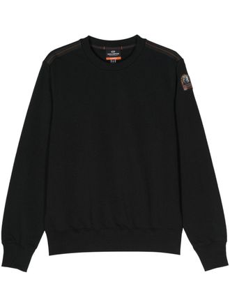 Parajumpers K2 sweater met logopatch - Zwart