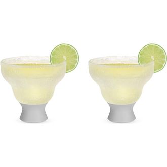 Host Glass FREEZE Margarita Cooling Cup Set of 2 in Gray at Nordstrom